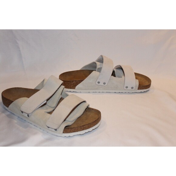 BIRKENSTOCK Uji Slide Sandal ANTIQUE WHITE Genuine Leather Men‎ EU 42 US 9 - Picture 4 of 5